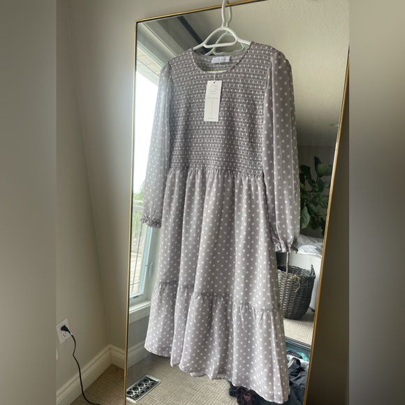 BNWT THE JILLY BOX FALL 2023 Grace Midi Dress - Picture 2 of 7